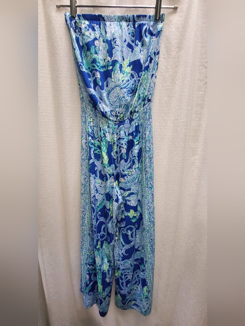 Lily Pulitzer M Sea Sirens Strapless Jumpsuit